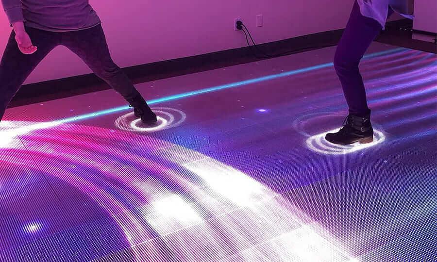 LED Screen floor Responsive Interaction 2