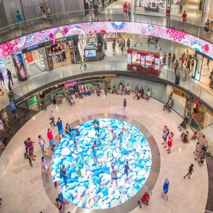 LED Screen floor Shopping Malls